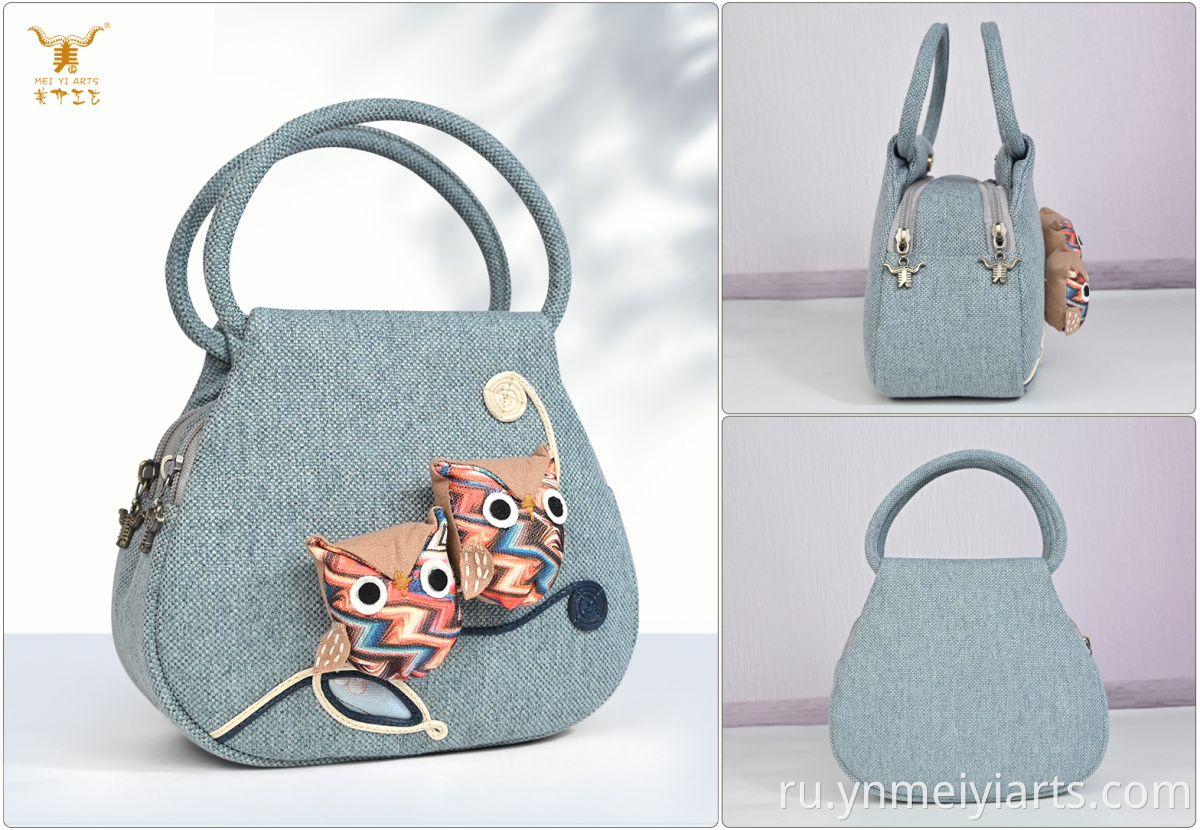 Cotton and Linen HandBag